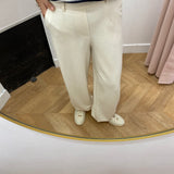 Pantalon Wide Objlisa - Sandshell - OBJECT