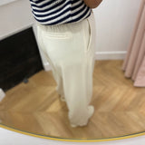 Pantalon Wide Objlisa - Sandshell - OBJECT