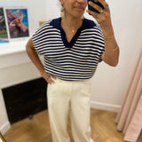 Pantalon Wide Objlisa - Sandshell - OBJECT