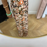 Pantalon fluide imprimé Oxygene - Multicolore - LOLA ESPELETA