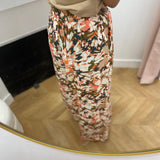 Pantalon fluide imprimé Oxygene - Multicolore - LOLA ESPELETA