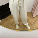Pantalon ample taille elastiquée et ceinturée - Jasmin - LOLA ESPELETA