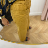 Pantalon large style cargo Safari - Café - C'EST BEAU LA VIE !