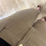 Pantalon cargo élégant en toile légère Ykaris - Ecorce camel - DES PETITS HAUTS