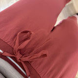 Pantalon droit en viscose effet lin Volgam - Argile - SUN VALLEY FEMME
