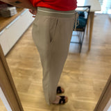 Pantalon droit en viscose effet lin Volgam - Beige Clair - SUN VALLEY FEMME