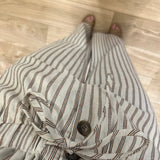 Pantalon fluide paperbag à rayures Valence - Milos - DES PETITS HAUTS