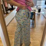 Pantalon large fleuri en coton Totemus - Berty - DES PETITS HAUTS