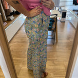 Pantalon large fleuri en coton Totemus - Berty - DES PETITS HAUTS