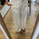 Pantalon large fleuri taille haute Tiffaine - Alizée - DES PETITS HAUTS