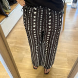 Pantalon large fluide imprimé Spinoza - Seashell - DES PETITS HAUTS