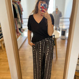 Pantalon large fluide imprimé Spinoza - Seashell - DES PETITS HAUTS