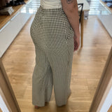 Pantalon large rétro à carreaux Ugueta - Vichy - DES PETITS HAUTS