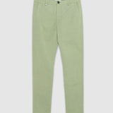 Pantalon chino slim en toile de coton pour homme M322003 - Vert moyen - IKKS MEN