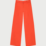 Pantalon fluide coupe évasée Nelsan - Tangerine tango - FABIENNE CHAPOT