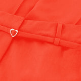 Pantalon fluide coupe évasée Nelsan - Tangerine tango - FABIENNE CHAPOT