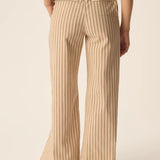 Pantalon fluide paperbag à rayures Valence - Milos - DES PETITS HAUTS