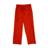 Pantalon hippie chic avec ceinture tressée - Coquelicot - C'EST BEAU LA VIE