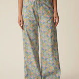 Pantalon large fleuri en coton Totemus - Berty - DES PETITS HAUTS