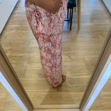 Pantalon large rayé Jazz - Rose - SUNCOO