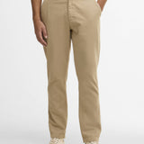 Pantalon tailleur en lin mélangé - Beige - BARBOUR HOMME