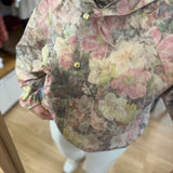 Parka légère imprimé fleurie coupe raglan Ylang - Bouquet - DES PETITS HAUTS