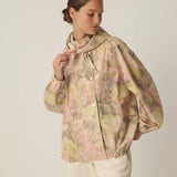 Parka légère imprimé fleurie coupe raglan Ylang - Bouquet - DES PETITS HAUTS