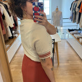 Polo en maille côtelée Planci - Beige clair - SUN VALLEY FEMME