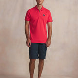 Polo ajusté à manches courtes Andropol - Hibiscus - TBS HOMME