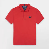 Polo ajusté à manches courtes Andropol - Hibiscus - TBS HOMME