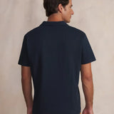 Polo ajusté en pur coton Wallypol - Marine - TBS HOMME