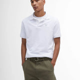 Polo ajusté en coton piqué - BARBOUR HOMME