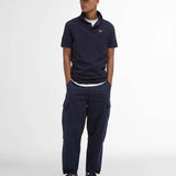 Polo ajusté en coton piqué - BARBOUR HOMME