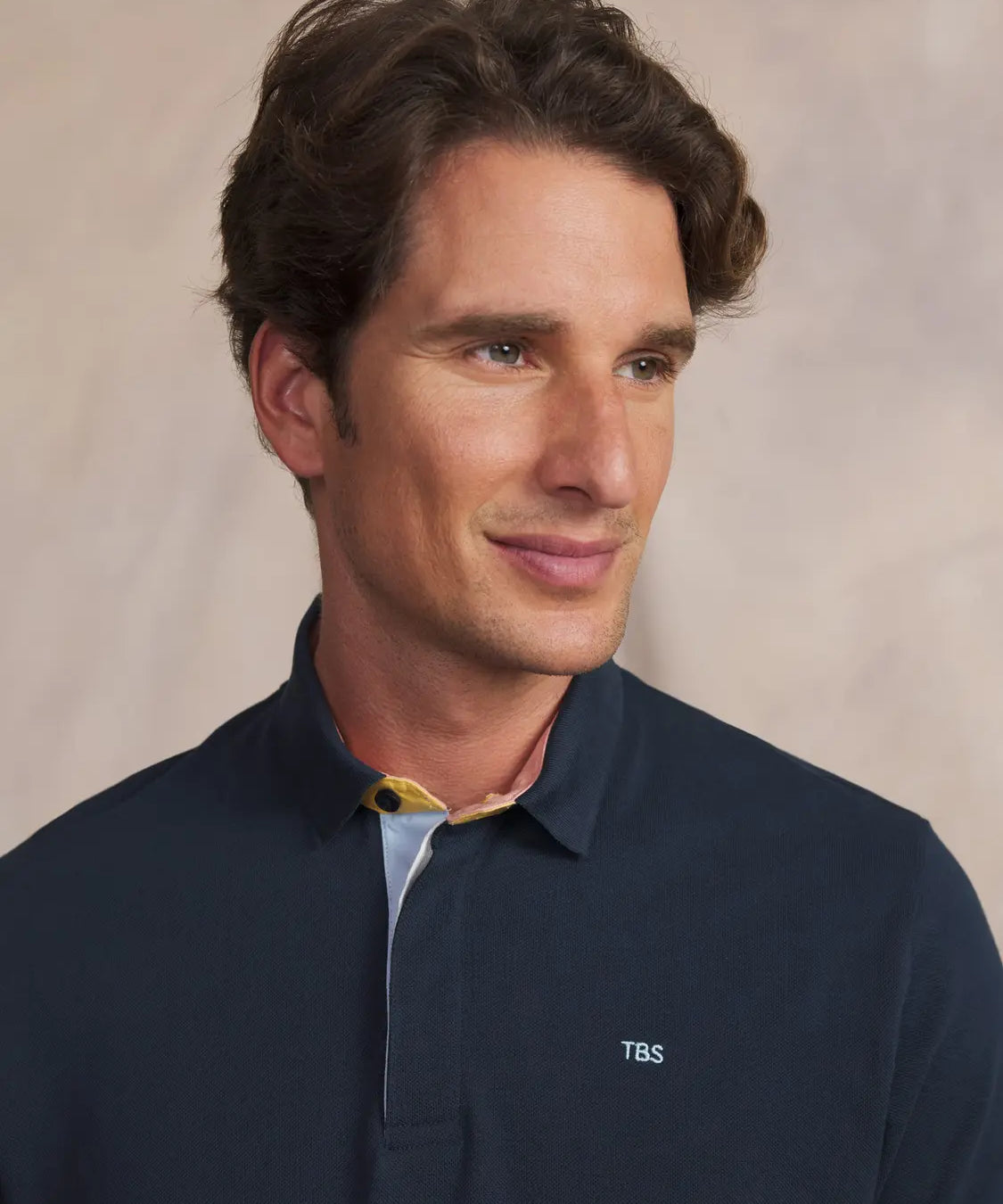 Polo ajusté en maille piqué de coton Clidepol - TBS HOMME