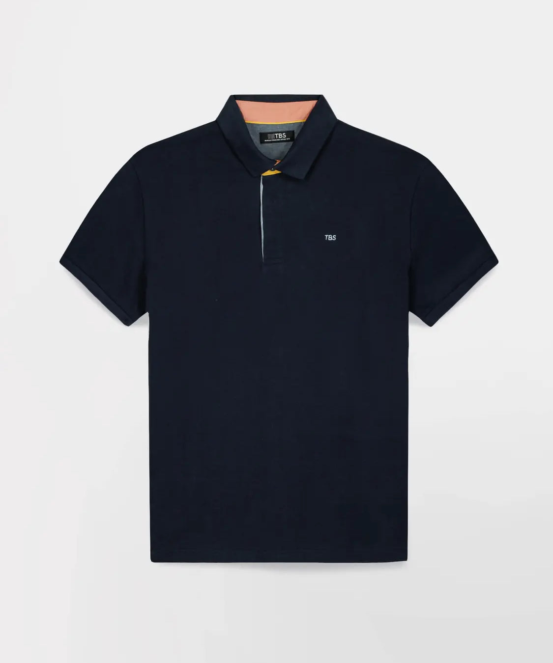Polo ajusté en maille piqué de coton Clidepol - TBS HOMME