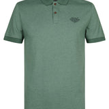 Polo classique en maille piquée Buggy - Vert huile - PETROL INDUSTRIES HOMME