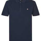 Polo classique uni 100% coton Dolphin - Marine - PETROL INDUSTRIES HOMME