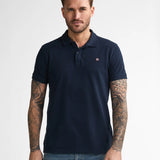 Polo classique uni 100% coton Dolphin - Marine - PETROL INDUSTRIES HOMME