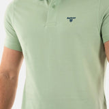 Polo en coton piqué Lightweight - Vert pomme - BARBOUR HOMME