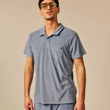 Polo en maille éponge Brodis - SUN VALLEY HOMME