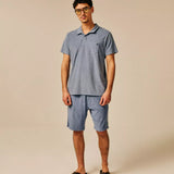 Polo en maille éponge Brodis - SUN VALLEY HOMME