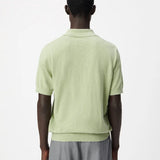 Polo manches courte en maille pour homme M314123 - Vert smoke - IKKS MEN