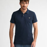 Polo manches courtes en coton léger - Marine - PETROL INDUSTRIES HOMME