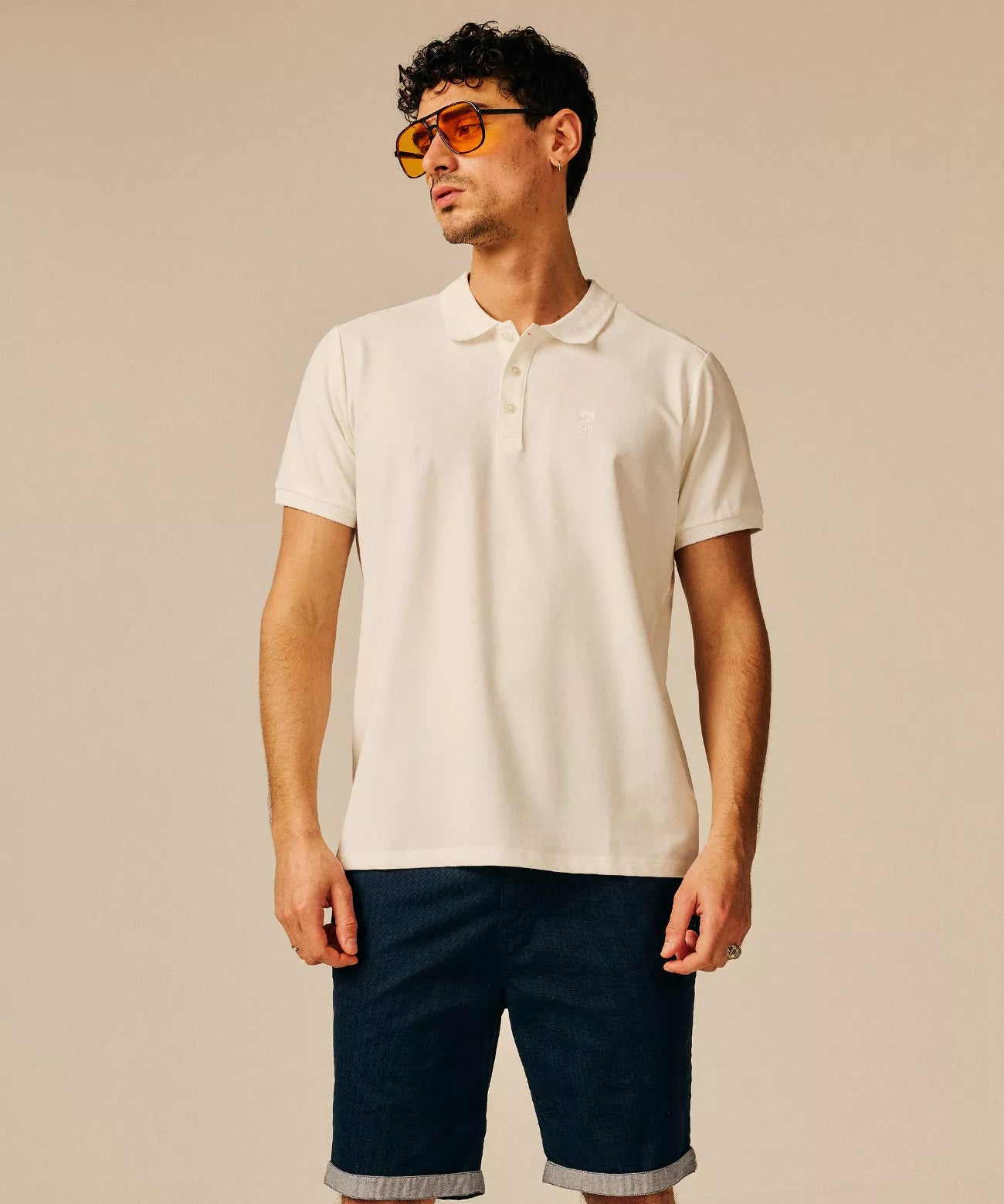 Polo piqué en coton stretch Bluster - SUN VALLEY HOMME