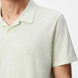 Polo texturé en maille flammée pour homme M314003 - Amande - IKKS MEN