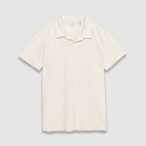 Polo texturé en maille flammée pour homme M314003 - Ivoire - IKKS MEN