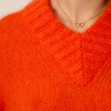 Pull Charlène - Orange - DES PETITS HAUTS