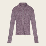 Vue à plat du pull col montant boutonné Tilda FABIENNE CHAPOT