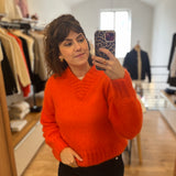 Pull Charlène - Orange - DES PETITS HAUTS