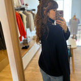 Pull col roulé Aramis - Marine - DES PETITS HAUTS